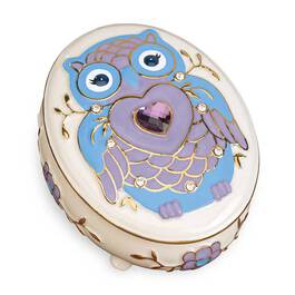 My Granddaughter Never Forget Whooo Loves You Porcelain Jewelry 6441 001 2 1