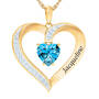 The Birthstone Heart Pendant 6015 0026 l december