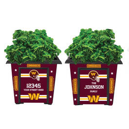 The NFL Personalized Planters 1929 0048 a commanders