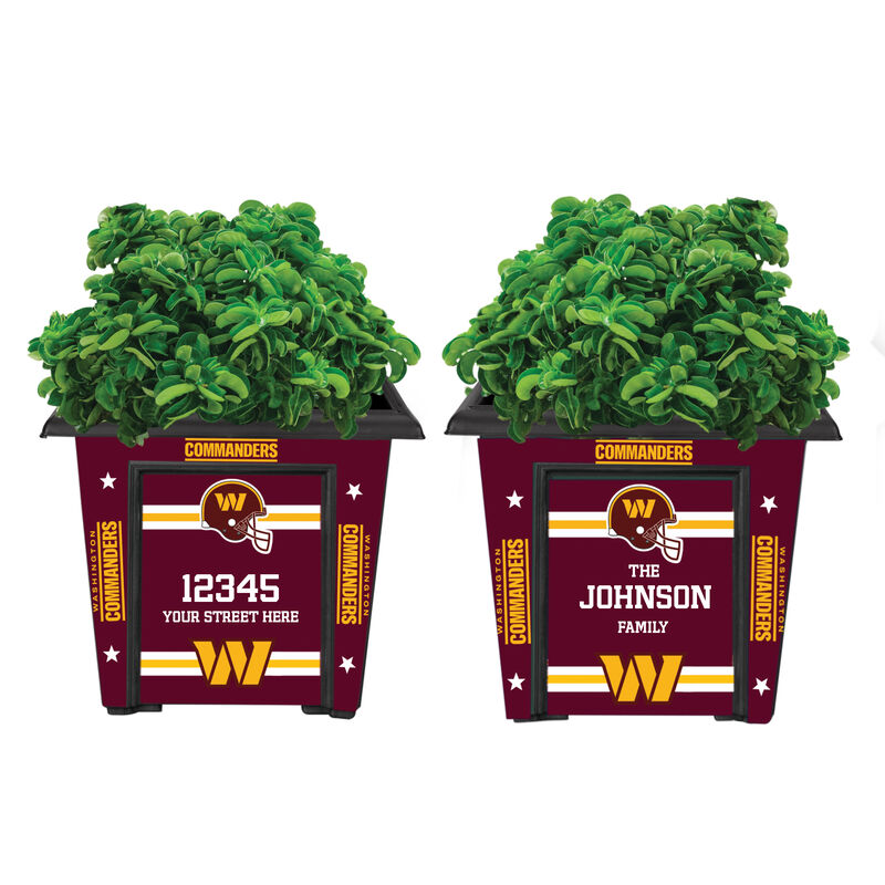 The NFL Personalized Planters 1929 0048 a commanders