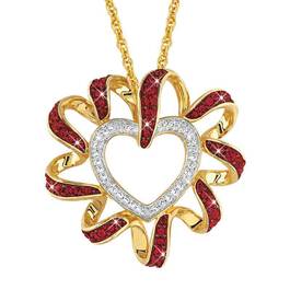Birthstone Beauty Diamond Heart Pendant 2627 001 7 1