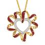 Birthstone Beauty Diamond Heart Pendant 2627 001 7 1