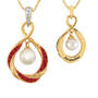 Personalized Pearl Birthstone Pendant 6901 0023 a main