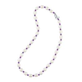 Birthstone and Pearl Necklace 1108 001 7 2