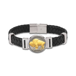 Black Diamond Buffalo Nickel Bracelet 11233 0014 a main