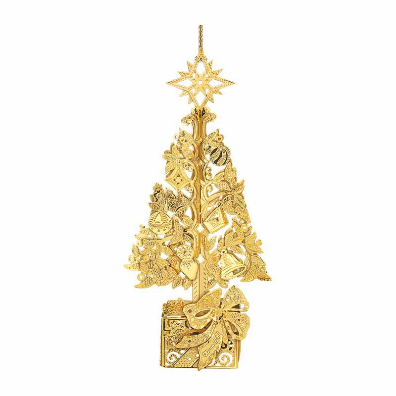 The 2018 Gold Christmas Ornament Collection