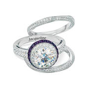 Birthstone Trio Ring Set 12233 0012 b february