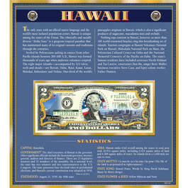 The United States Enhanced Two Dollar Bill Collection 6448 0031 a Hawaii
