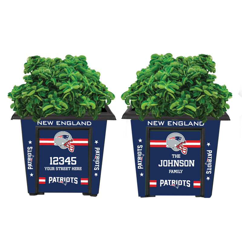 The NFL Personalized Planters 1929 0048 a patriots