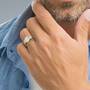 Lunar Eclipse Men's Moonstone Ring, Lunar Eclipse Mens Moonstone Diamond Ring 10463 0017 m model
