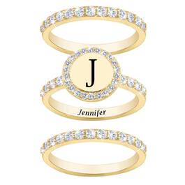 Stackable Initial Ring Set 1412 001 8 2