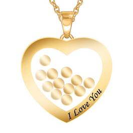 Dozen Rubies Floating Gemstone Pendant 1348 001 7 2