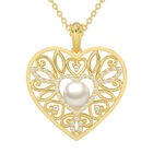 From the Heart Personalized Pearl Diamond Pendant 10564 0015 a main