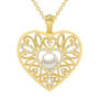 From the Heart Personalized Pearl Diamond Pendant 10564 0015 a main