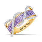 Personalized Birthstone Wave Ring 10949 0011 f june