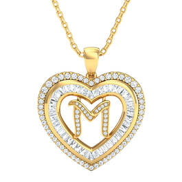 Initial Heart Pendant 10383 0014 m pendant