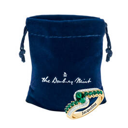 Personalized Emerald Dream Ring 12046 0019 g giftpouch