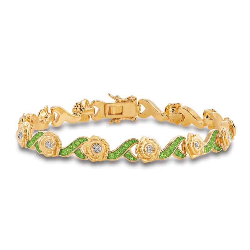 A Dozen Roses Birthstone  Diamond Bracelet 6684 001 8 3