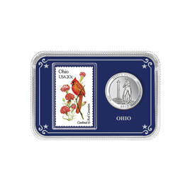 America the Beautiful State Coin and Stamp Collection 11503 0025 a showpackOH