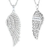 The Personalized Angel Wing Pendant 10835 0018 a main