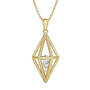 Elegantly Paired Caged Pendant Earring Set 6734 0018 b pendant