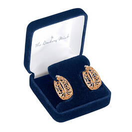 Cool n Copper Hoop Earrings 6745 0015 g open display