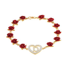 A Dozen Roses Initial Bracelet 10212 0011 a main