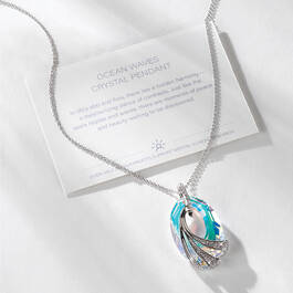 Ocean Waves Crystal Pendant 11785 0032 w staged