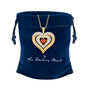 Blazing Heart Diamond Pendant 10783 0010 g gift pouch