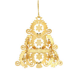 2024 Annual Gold Christmas Ornament 11604 0031 b back