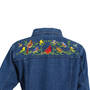 Personalized Songbird Denim Jacket, Personalized Songbird Denim Jacket 10632 0013 b back