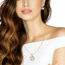 Spread Your Wings Daughter Journey Pendant with FREE Matching Earrings 11983 0016 m model