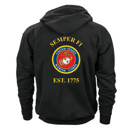The Personalized Classic Mens Marines Hoodie 2023 11400 0045 b back