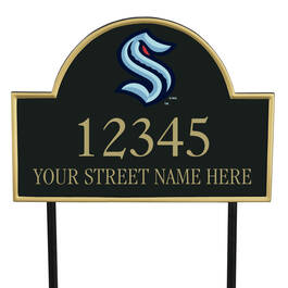 Seattle Kraken Address Plaque 1014 0069 a main