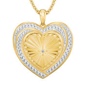 Heart of Our Family Diamond Pendant 10177 0014 b front