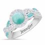 Caribbean Queen Larimar Ring 1989 001 1 1