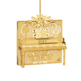 The 2023 Gold Christmas Ornament Collection 10312 0036 i piano