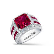 Personalized Twelve Carat Birthstone Ring 11389 0016 a main