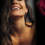 The RubyFire Rose Pendant Earrings 11862 0012 m model