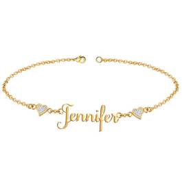 Personalized Diamond Name Bracelet 1698 007 0 1