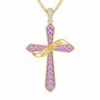 The Birthstone  Diamond Cross Necklace 6787 001 4 10