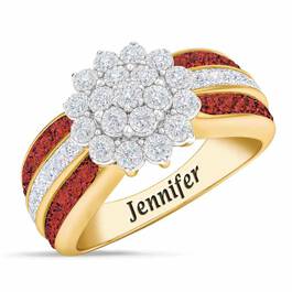 Personalized Birthstone Radiance Ring 5687 003 3 1