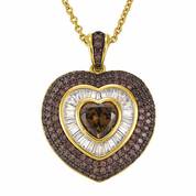 My Sweet Love Mocha Heart Pendant 6410 001 9 1