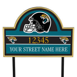 NFL Pride Personalized Address Plaques 5463 0405 a jaguars