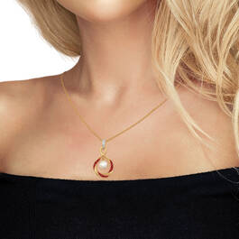 Personalized Pearl Birthstone Pendant 6901 0023 o model