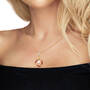 The Pearl & Birthstone Pendant, Personalized Pearl Birthstone Pendant 6901 0023 o model