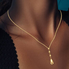 Drop of Gold 1kt Necklace 10893 0017 m model