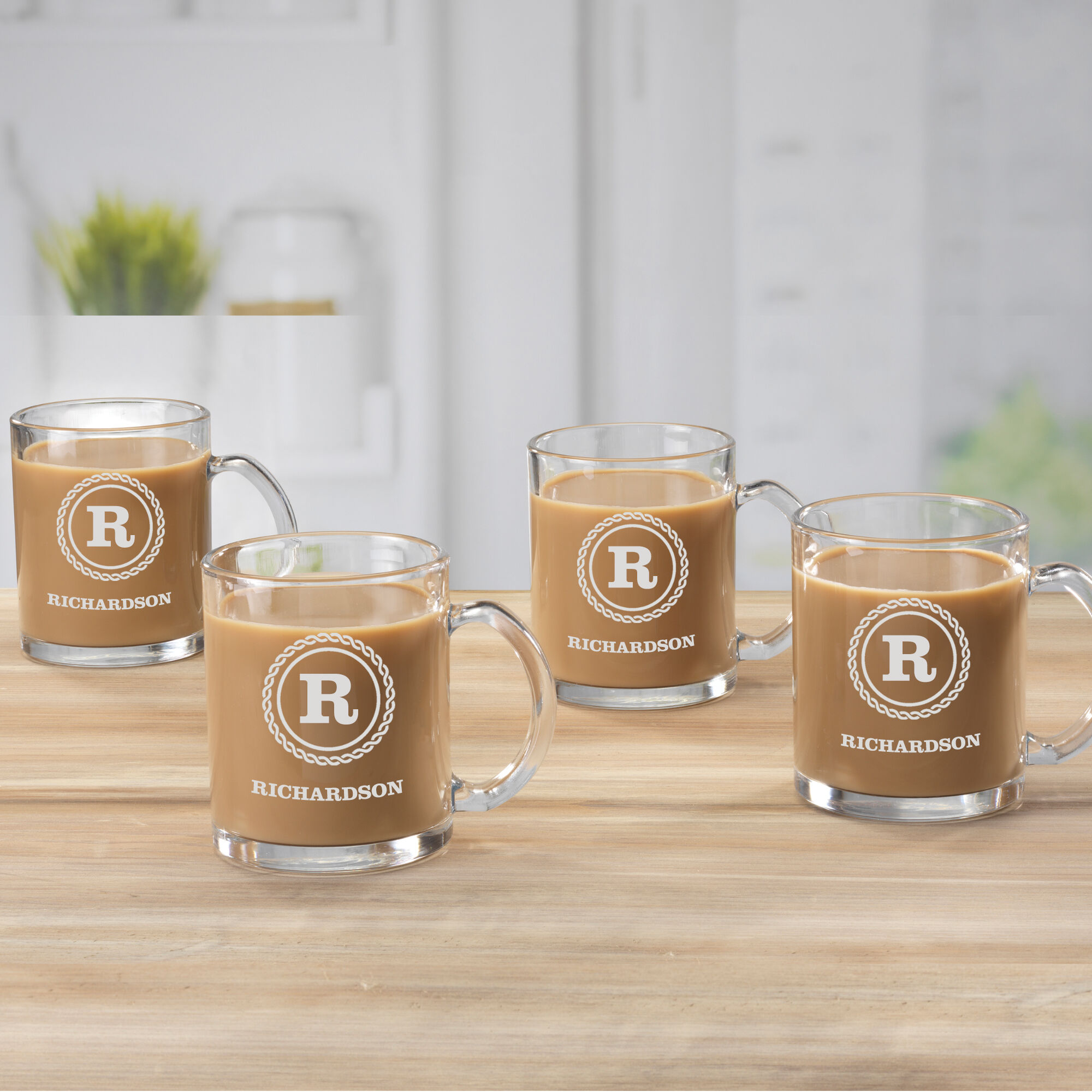 The Personalized Glass Mug Set 10618 0011 c glass set
