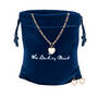 Golden Beauty Heart Necklace & Earrings, Golden Beauty Heart Necklace&Earrings 11973 0026 g gift pouch