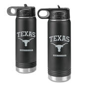 The Personalized TEXAS LONGHORNS INSULATED WATER BOTTLE DUO 11743 0033 a main